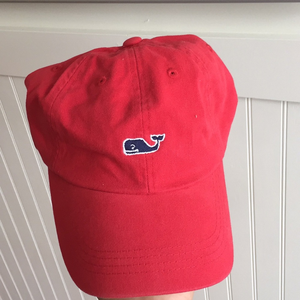 Red Vineyard Vines Hat